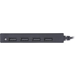 InLine Hub USB 2.0 a 4 porte, da USB-A maschio a 4x USB-A femmina, cavo 15cm