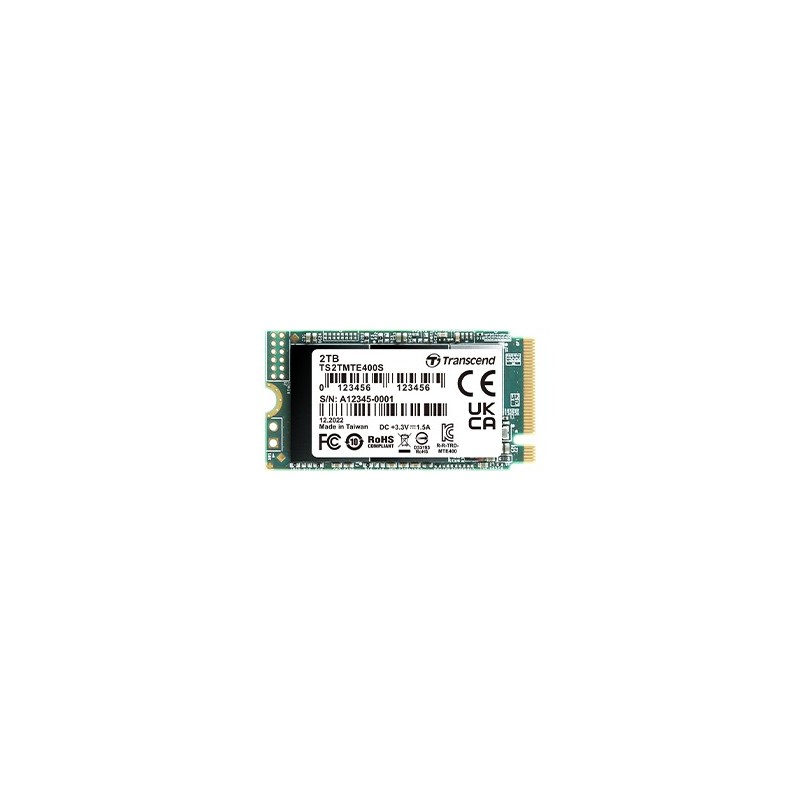 Transcend 400S M.2 2 TB PCI Express 3.0 3D NAND NVMe