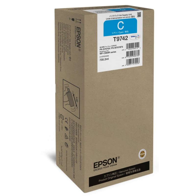 T9742 - Grose XXL - Cyan - original - Tinten-Packung