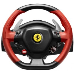 Thrustmaster Ferrari 458 Spider Nero, Rosso Sterzo + Pedali Xbox One