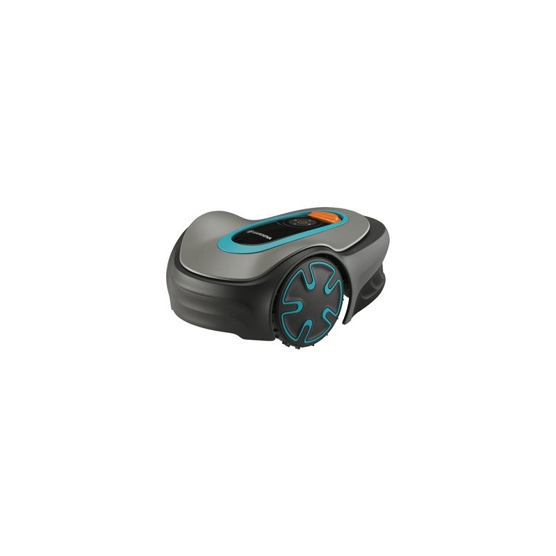 Gardena SILENO minimo Tagliaerba robotizzato Batteria Blu, Grigio
