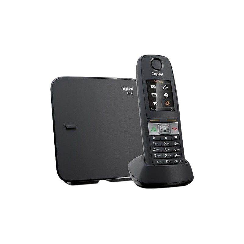 Gigaset E630 Telefono DECT Identificatore di chiamata Nero