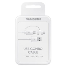 Samsung EP-DG930 cavo USB 1,5 m USB 2.0 USB A USB C Micro-USB B Bianco