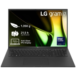 LG Gram 17Z90S-G.AA75G laptop Intel Core Ultra 7 155H Computer portatile 43,2 cm (17") WQXGA 16 GB LPDDR5x-SDRAM 512 GB SSD