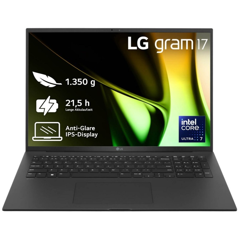 LG Gram 17Z90S-G.AA75G laptop Intel Core Ultra 7 155H Laptop 43,2 cm (17") WQXGA 16 GB LPDDR5x - TASTIERA QWERTZ