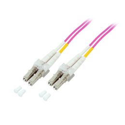 Alcasa 0.5m LC LC cavo InfiniBand e in fibra ottica 0,5 m Viola