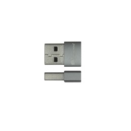 Kabelmeister USB-AD203-2 adattatore per inversione del genere dei cavi USB-A USB-C Grigio