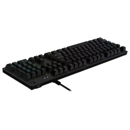 Logitech G G512 CARBON LIGHTSYNC RGB Mechanical Gaming Keyboard with GX Red switches tastiera USB QWERTZ Tedesco Carbonio