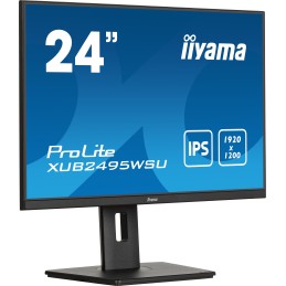 iiyama ProLite XUB2495WSU-B7 Monitor PC 61 cm (24") 1920 x 1200 Pixel 4K Ultra HD LED Nero