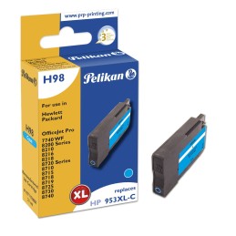 Pelikan H98 Cyan cartuccia d'inchiostro 1 pz Compatibile Resa elevata (XL) Ciano