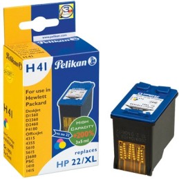 Pelikan H41 cartuccia d'inchiostro 3 pz Resa standard Ciano, Magenta, Giallo