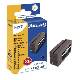 Pelikan H97 Black cartuccia d'inchiostro 1 pz Compatibile Resa elevata (XL) Nero