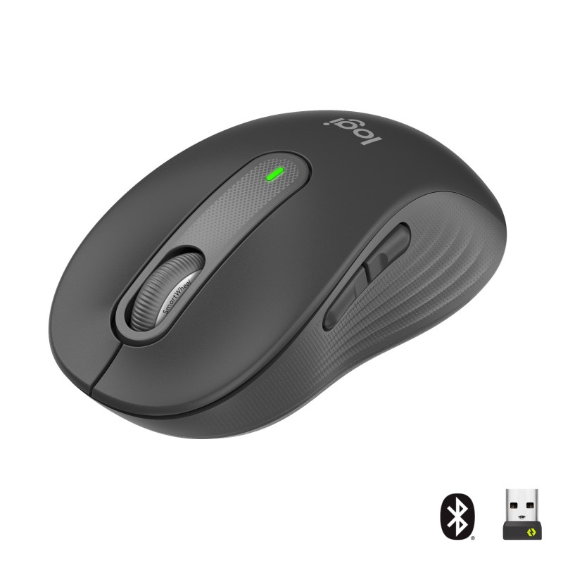 Logitech Signature M650 Gr.M Kabellose Maus Grafit