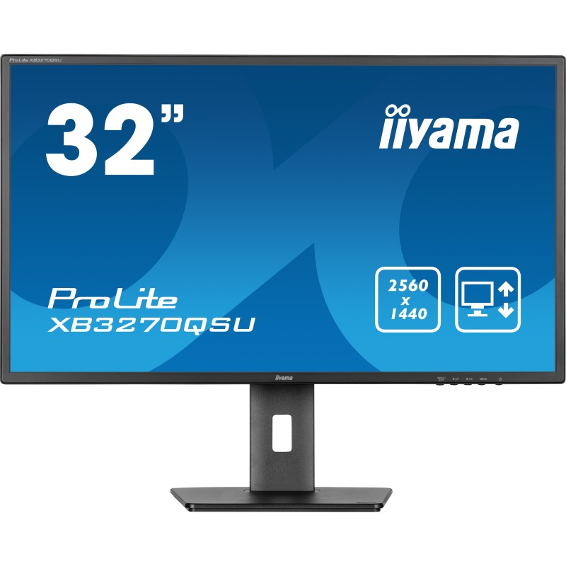 iiyama ProLite XB3270QSU-B1 Monitor PC 81,3 cm (32") 2560 x 1440 Pixel Wide Quad HD LED Nero iiyama ProLite XB3270QSU-B1 Monitor PC 81,3 cm (32") 2560 x 1440 Pixel Wide Quad HD LED Nero