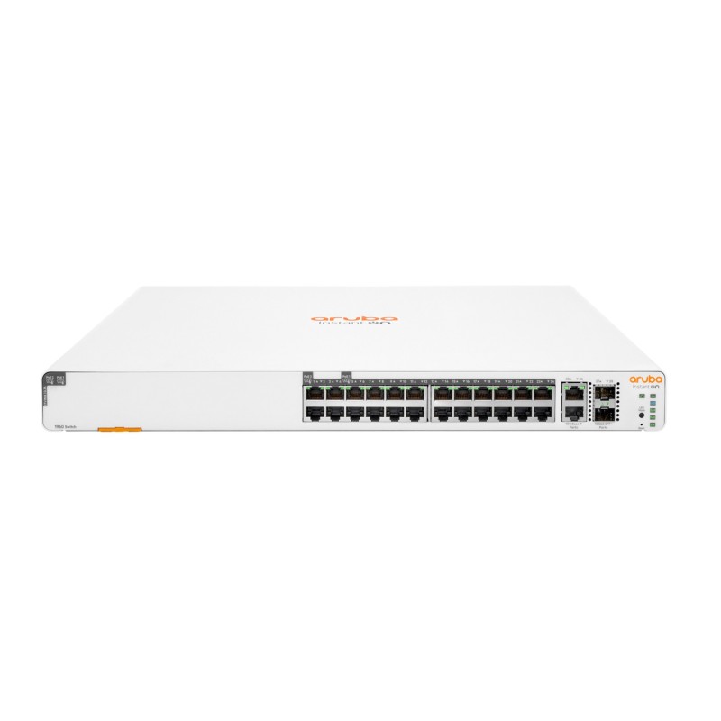 Aruba Instant On 1960 24G 20p Class4 4p Class6 PoE 2XGT 2SFP+ 370W Gestito L2+ Gigabit Ethernet (10 100 1000) Supporto Power Aruba Instant On 1960 24G 20p Class4 4p Class6 PoE 2XGT 2SFP+ 370W Gestito L2+ Gigabit Ethernet (10 100 1000) Supporto Power