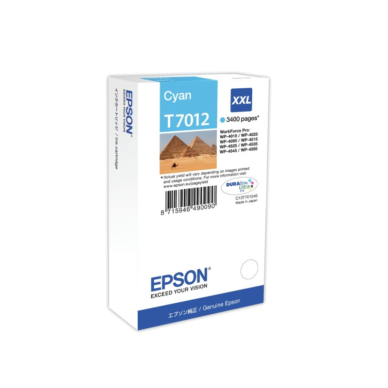 Epson T7012 - 34.2 ml - Grose XXL - Cyan - original