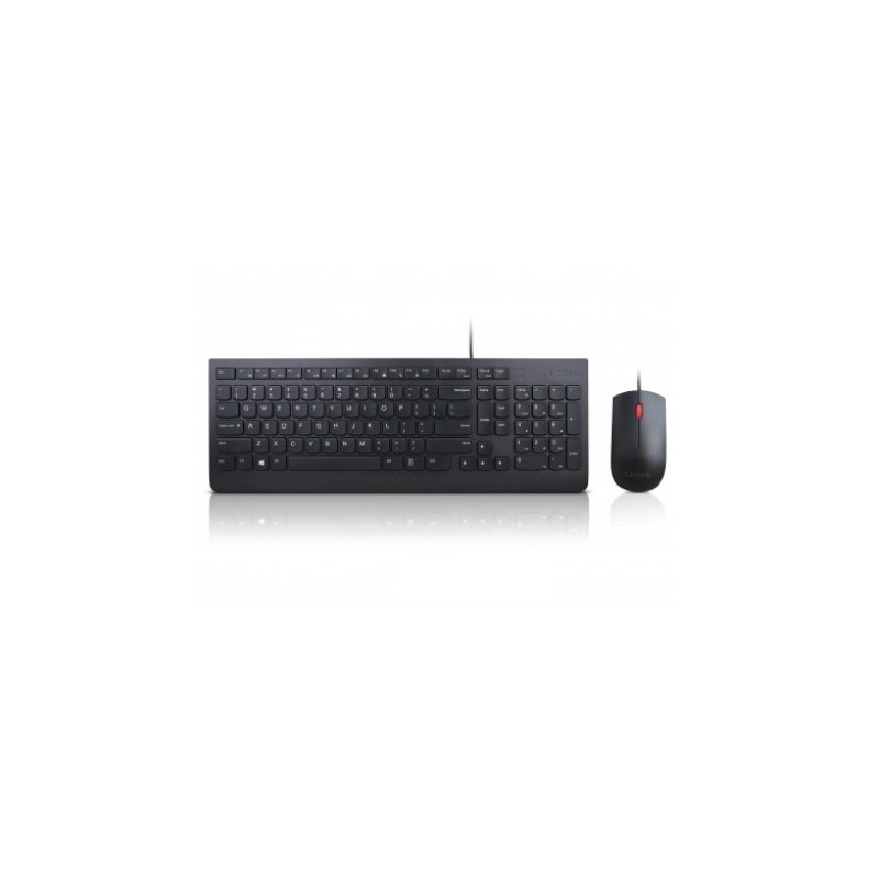 Lenovo 4X30L79910 tastiera Mouse incluso USB QWERTY Portoghese Nero