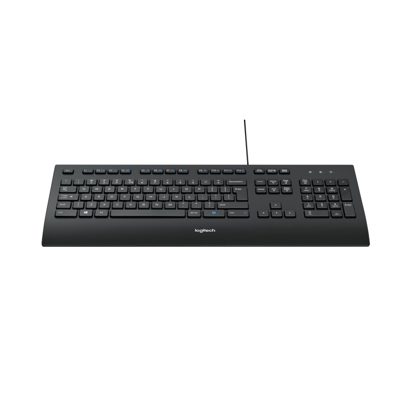 Logitech Corded K280e - Tastatur - USB - USA