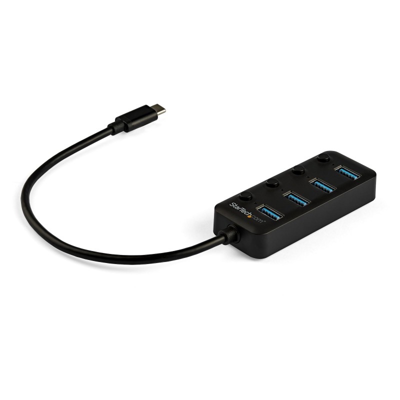 StarTech.com 4 Port USB-C Hub - 4x USB-A mit individuellen An/Aus-Schaltern