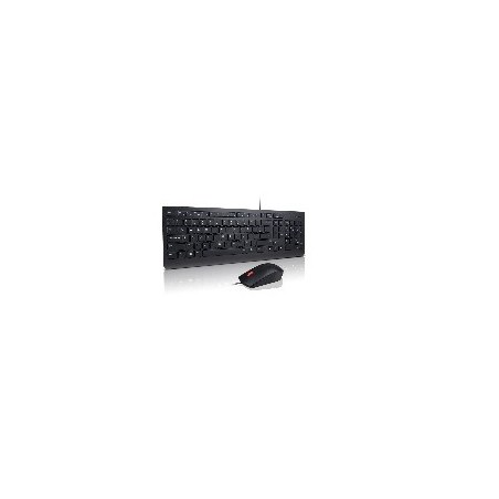 Lenovo 4X30L79886 tastiera Mouse incluso USB AZERTY Francese Nero
