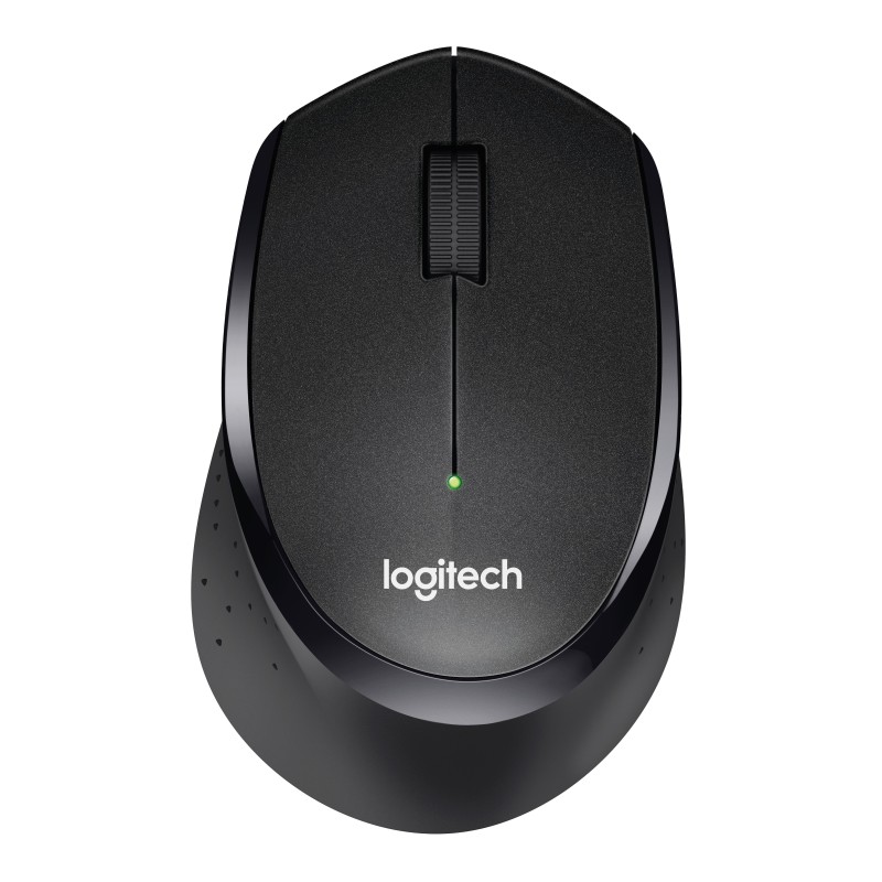 Logitech B330 Silent Plus - Maus - optisch - 3 Tasten - kabellos - 2.4 GHz - kabelloser Empfanger (USB)