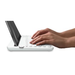 Logitech Bluetooth® Multi-Device Keyboard K480 tastiera QWERTZ Tedesco Bianco