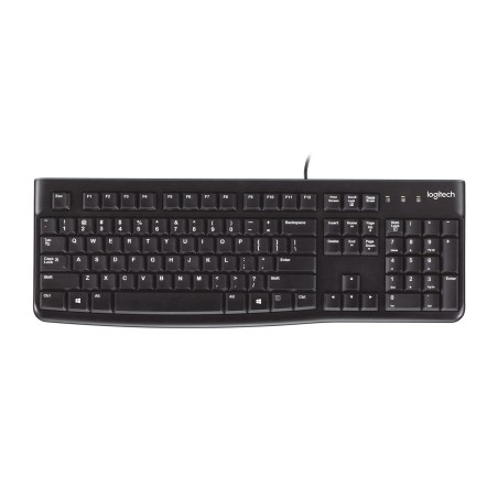 Logitech Keyboard K120 for Business tastiera USB QWERTY Inglese Nero