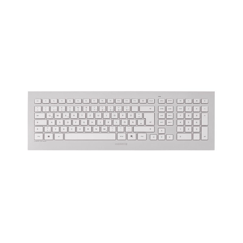 CHERRY DW 8000 tastiera Mouse incluso RF Wireless Svizzere Argento, Bianco