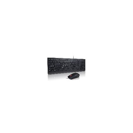 Lenovo 4X30L79921 tastiera Mouse incluso USB QWERTY Inglese UK Nero