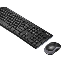 Logitech Wireless Combo MK270 tastiera Mouse incluso USB QWERTY Spagnolo Nero