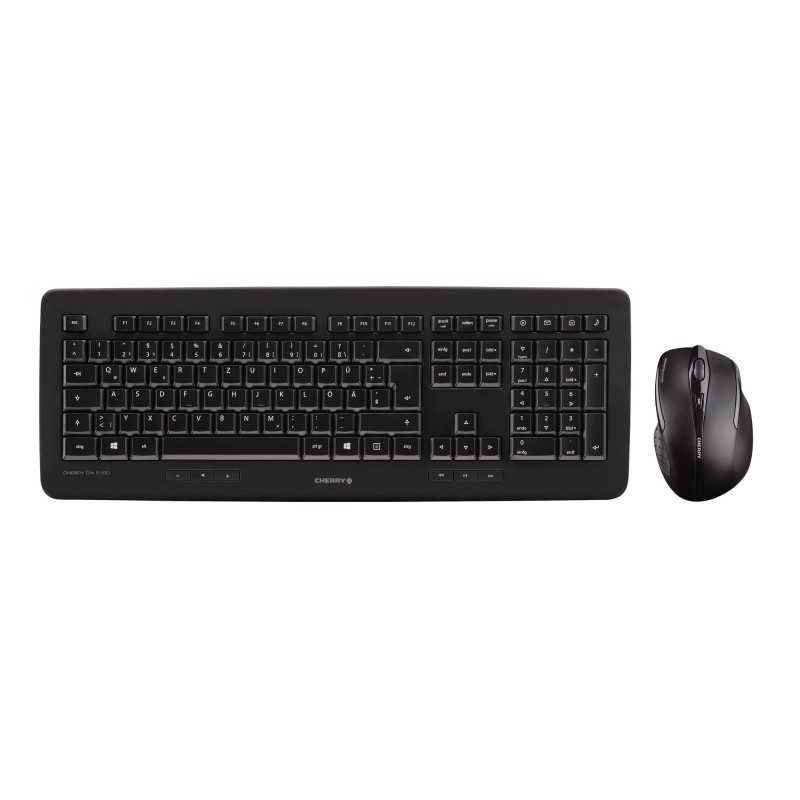 CHERRY DW 5100 tastiera Mouse incluso RF Wireless QWERTY Inglese UK Nero