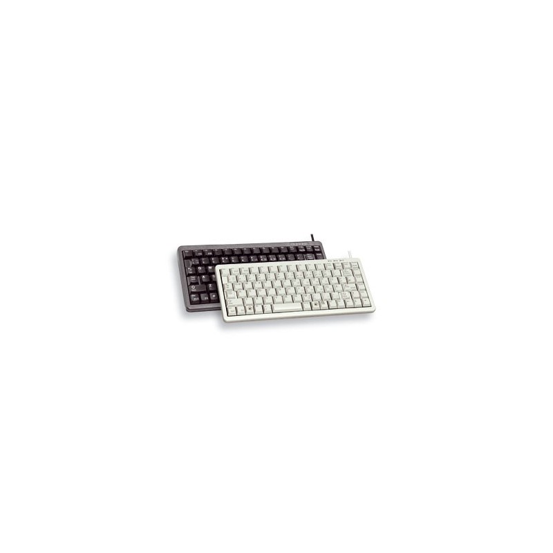 CHERRY Compact keyboard, Combo (USB + PS 2), DE tastiera USB + PS 2 QWERTY Nero