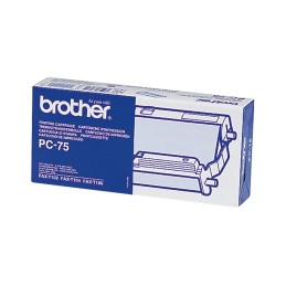 Brother PC-75 ricambio per fax Cartuccia fax + nastro 144 pagine Nero 1 pz
