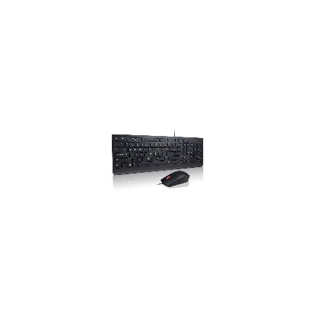 Lenovo 4X30L79922 tastiera Mouse incluso USB QWERTY Nero