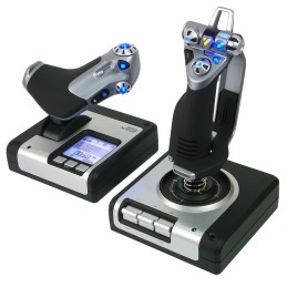 Logitech G Flight Control System Nero, Argento USB 2.0 Simulazione di Volo Analogico Digitale PC