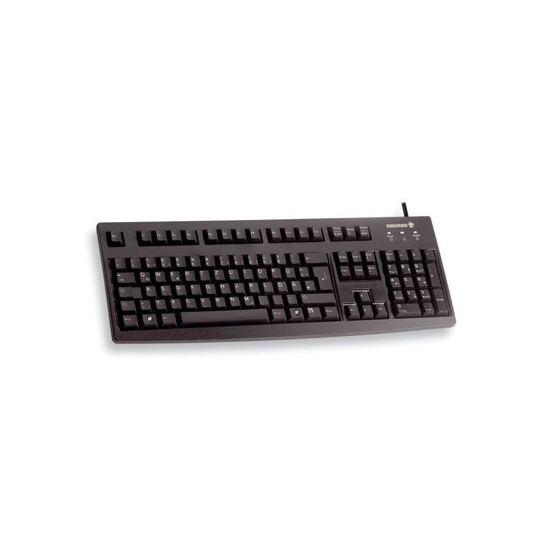 CHERRY G83-6104 tastiera USB QWERTY Inglese US Nero