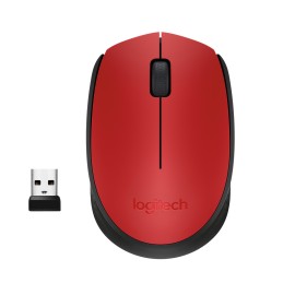 Logitech M171 Red-K mouse Ufficio Ambidestro RF Wireless Ottico 1000 DPI