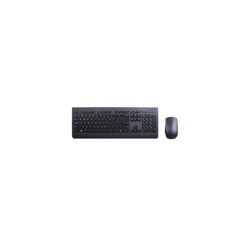 Lenovo 4X30H56809 tastiera Mouse incluso RF Wireless QWERTZ Tedesco Nero