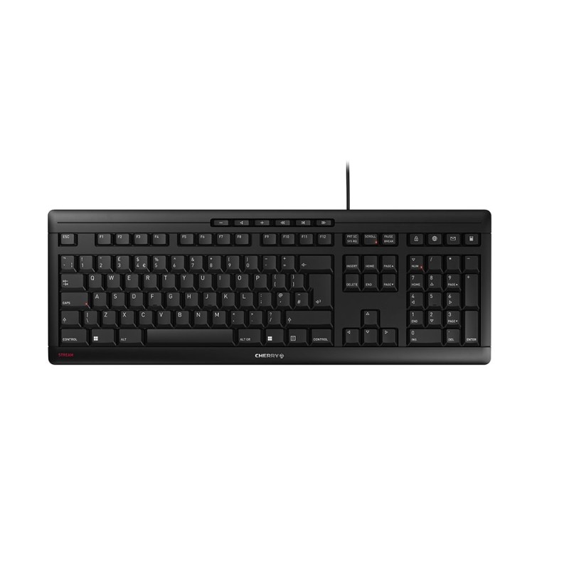 Cherry STREAM KEYBOARD - Tastatur - USB - GB