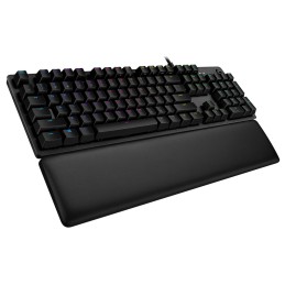 Logitech G G513 CARBON LIGHTSYNC RGB Mechanical Gaming Keyboard, GX Brown tastiera USB QWERTY Inglese Carbonio