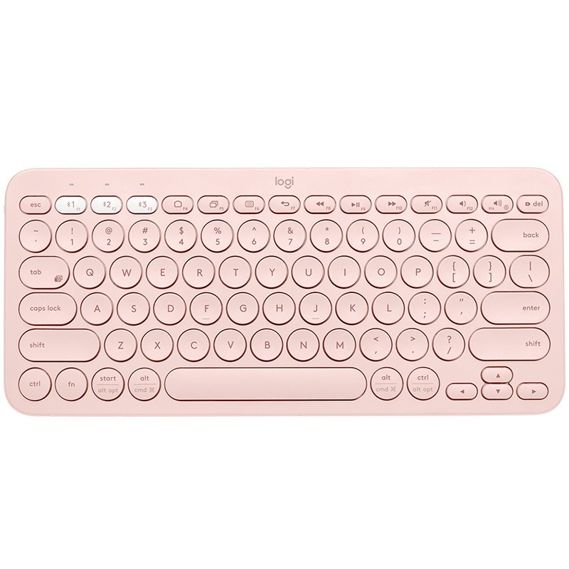 Logitech K380 Multi-Device tastiera Bluetooth QWERTZ Tedesco Rosa