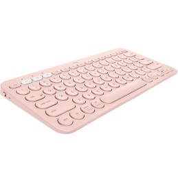 Logitech K380 Multi-Device tastiera Bluetooth QWERTZ Tedesco Rosa