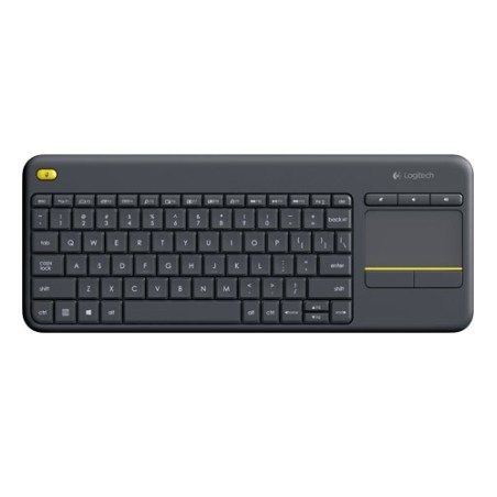 Logitech K400 Plus Tv tastiera RF Wireless QWERTZ Ungherese Nero