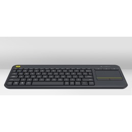 Logitech K400 Plus Tv tastiera RF Wireless QWERTZ Ungherese Nero