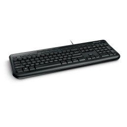 Microsoft Wired Keyboard 600, DE tastiera USB QWERTZ Tedesco Nero