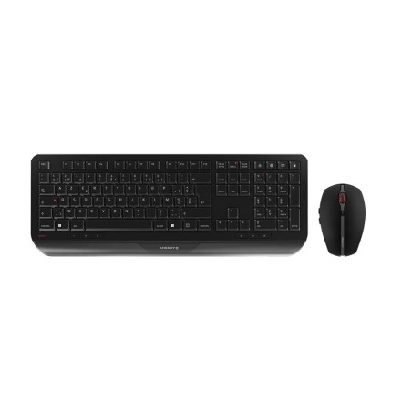 CHERRY Gentix Desktop tastiera Mouse incluso RF Wireless Svizzere Nero