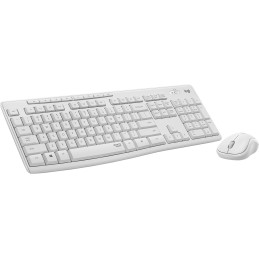 Logitech MK295 Silent Wireless Combo tastiera Mouse incluso RF Wireless Ungherese Bianco