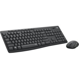 Logitech MK295 Silent Wireless Combo tastiera Mouse incluso RF Wireless Greco Grafite