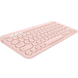 Logitech K380 Multi-Device Bluetooth® Keyboard tastiera Svizzere Rosa