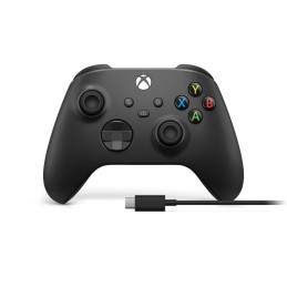 Microsoft Xbox Wireless Controller + USB-C Cable Nero Gamepad Analogico Digitale PC, Xbox One, Xbox One S, Xbox One X, Xbox